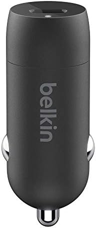 Belkin 20 W USB-C Fast Car Charger – Compact & Durable Charging Solution for i Phone, Samsung Galaxy, Google Pixel & More – Enhanced Compatibility for On-the-Go Power – Safeguard Against Overheating & Overcharging – Ideal for Road Trips & Daily Commutes