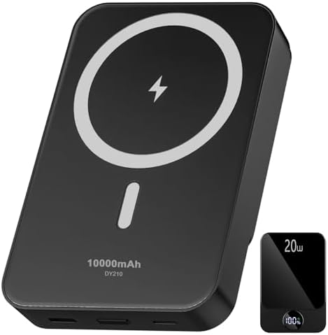 10000 m Ah Portable Power Bank with PD15 W Fast Charging – Versatile 4 Outputs & 3 Inputs, Built-in Type-C & USB-A, Ideal for i Phone 16/15 Pro/Max & Samsung S22/S21 – Ultimate Travel Companion for On-the-Go Charging Solutions