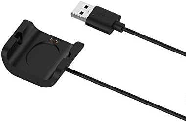 Maximize Your Amazfit Bip S Charging Potential: Ultimate Dual-Pack Charger Dock with 3.3 ft USB Cable – Fast, Durable Power Solution for Active Lifestyles (Model A1805) – Portable Design for Enhanced Flexibility and Seamless Compatibility