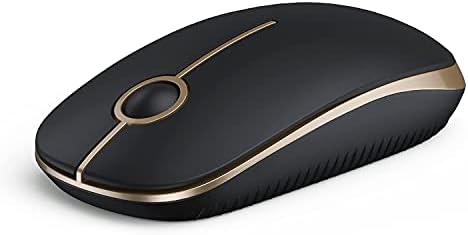 Sleek Vssoplor Wireless Mouse – Ultra-Slim Silent Optical Companion for Laptops & PCs | 2.4 GHz Nano Receiver, Perfect for Quiet Workspaces & Travel | Enhanced Compatibility for Windows, Mac & Linux
