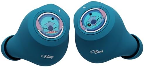 Lilo and Stitch Bluetooth Earbuds – 30-Hour Battery Life, Superior Audio Clarity, Comfort-Driven Ergonomic Design – Ideal Disney-Themed Gifts for Avid Fans and Collectors, Universal Device Compatibility for Effortless Connectivity