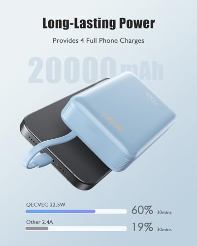 High-Capacity 20000 m Ah Portable Charger – 22.5 W Fast Charging Power Bank for i Phone, Samsung & Android Devices – Essential Travel Accessory in Vibrant Yellow for On-the-Go Power Solutions
