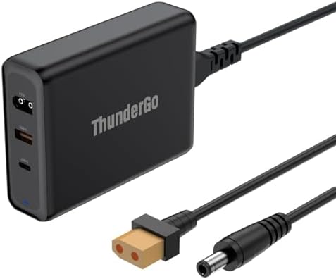 Ultra-Fast 100 W Ga N II Compact Wall Charger – 4-Port Charging Hub with 3 USB-C PD3.0 and 1 USB-A QC4.0 for Mac Book Pro 16” M3, i Phone 15 Pro, Samsung S24 Ultra | UL Certified Power Adapter for Safe, Efficient Multi-Device Charging on the Go