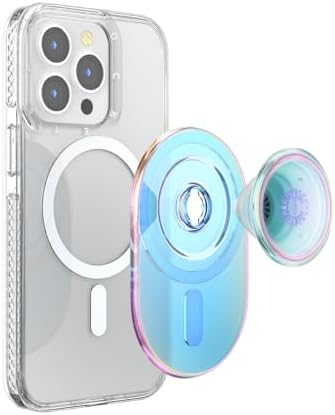Mag Safe-Compatible Pop Grip with Wireless Charging – Gold Lutz | Enhanced Stability for One-Handed Use, Kickstand Functionality, and Secure Attachment for Ultimate Phone Protection