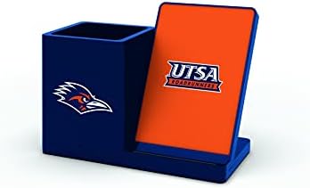 NCAA Unisex Fast Wireless Charging Stand & Desk Organizer – Stylish Multi-Device Charger for Sports Enthusiasts, Efficient Workspace Solution with Built-in Accessory Compartments