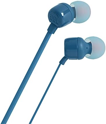 JBL TUNE 110 In-Ear Headphones – Pure Bass Sound with Tangle-Free Design and One-Button Control – Perfect for Music Lovers on the Go – Lightweight Comfort for Daily Use and Extended Listening Sessions – Compatible with Multiple Devices – Ideal for Commutes, Workouts, and Relaxation