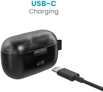 Speck Gemtones Wireless Earbuds – Bluetooth 5.3 Headphones with 28 Hours of Battery Life, USB-C Charging & Custom EQ App for i Phone & Android Users – Stylish White Album Design with Two-Year Warranty for Ultimate Audio Experience