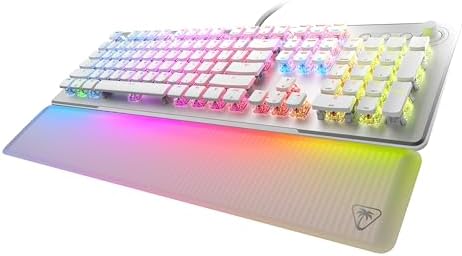 Experience Unmatched Gaming Precision with Turtle Beach Vulcan TKL Tenkeyless Mechanical Keyboard – Linear Titan Switch, Customizable AIMO RGB Lighting, Durable Aluminum Build, and Portable USB-C Connectivity for Ultimate Performance and Style