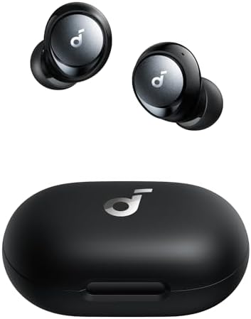 Discover Superior Sound with Soundcore by Anker Space A40 Wireless Earbuds – Unmatched Adaptive Active Noise Cancelling for 98% Noise Reduction, 50 Hours of Playtime, and High-Resolution Audio – Ergonomically Crafted for All-Day Comfort and Effortless Wireless Charging – Ideal for Music Lovers and Everyday Use