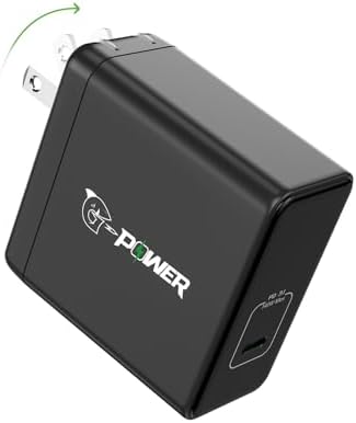 High-Performance 65 W USB C Fast Charger Block – Advanced PD 3.0 & PPS Technology for Rapid Charging, Foldable Design for Maximum Portability, Ideal for Mac Book Pro/Air, i Phone 16/15/14, Samsung Galaxy, Google Pixel – Ultimate Safety Features for Reliable Power Anywhere