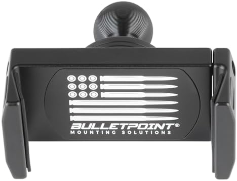 Revolutionize Your Driving with the Bulletpoint Dash Mount Cell Phone Holder – Ultra-Durable Carbon Fiber & Kevlar Arm for i Phone & Android – Universal Fit for 20 mm Attachment Ball – Enhanced Stability, Optimal Viewing Angles, and Easy Installation for Hands-Free Navigation and Connectivity