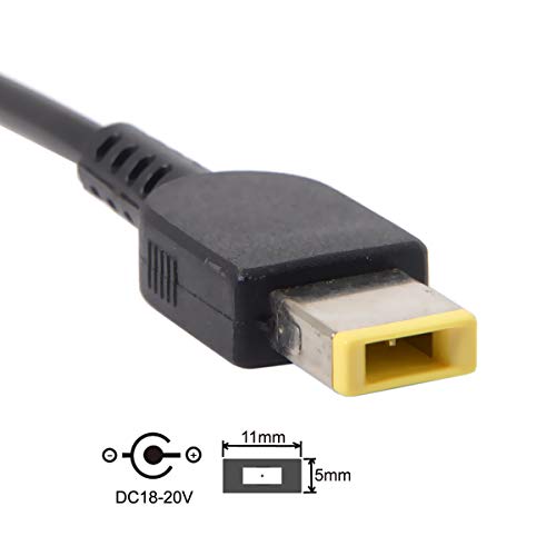 Chenyang CY USB C to Rectangle Power Cable for Lenovo Think Pad X1 – 65 W PD Emulator Trigger Charge Cable for Rapid Connectivity and Enhanced Durability – Ideal Accessory for Professionals on the Move