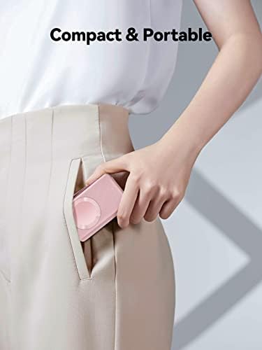 LVFAN 4000 m Ah Magnetic Wireless Power Bank for Apple Watch – Sleek Portable Charger Compatible with Series 1-10, SE, Ultra – Fast Charging Smartwatch Battery Pack for On-the-Go Convenience in Black