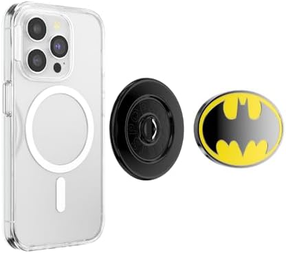 Batman Mag Safe Phone Grip – Stylish Magnetic Holder & Kickstand for Ultimate Hands-Free Experience, Wireless Charging Ready, Eye-Catching “I Am Batman” Enamel Design, Ideal for Daily Use and Enhanced Device Functionality