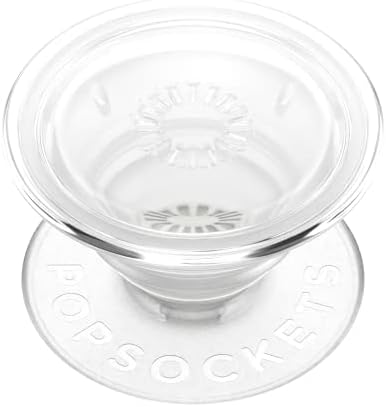 Mag Safe-Compatible Glitter Pop Socket Phone Grip & Stand – Stylish Clear Kickstand for Secure Wireless Charging and Effortless Media Viewing, Essential Cute Accessory for Enhanced Mobile Experience