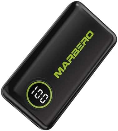MARBERO 10000 m Ah Ultra-Light Portable Power Bank – Dual USB-A & USB-C Fast Charging for Smartphones, Tablets, and Laptops – Compact Design for On-the-Go Convenience – High Capacity for Extended Use – Ideal for Outdoor Adventures and Daily Commutes – Lightweight 8.16 oz Design Fits Easily in Pockets – Rapid 5 V/2 A Charging Technology for Quick Power Ups – Recharge Your Devices Simultaneously with Dual Outputs – Perfect for Travelers and Busy Professionals – Reliable Energy Source with Impressive Battery Endurance – Includes User Manual and Packaging for Easy Handling – Stay Charged Anywhere, Anytime with MARBERO’s Premium Power Solution