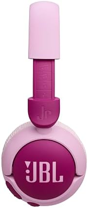 JBL Junior 320 BT Wireless On-Ear Headphones for Kids – Safe Sound Under 85 d B with Custom Parental Control, 50-Hour Battery Life, Lightweight Comfort and Stylish Blue Design – Ideal for Music, Audiobooks & Educational Content