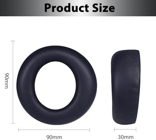 Elevate Your PS5 Gaming with Premium Memory Foam Ear Pads – Noise-Isolating Replacement Cushions for Sony Pulse 3 D Wireless Headset – Soft Mesh Fabric for Unmatched Comfort & Long-Lasting Durability – Black Finish for Seamless Style