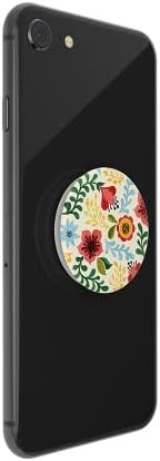 Magnetic Pop Grip for Mag Safe – Elegant Enamel Rose Noir | Multifunctional Phone Stand with Secure Grip & Customizable Swappable Top | Effortless Hands-Free Viewing Kickstand | Wireless Charging Compatible Accessory for Enhanced Smartphone Usability