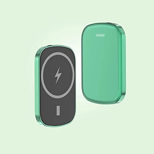 Magnetic Wireless Portable Power Bank for i Phone 12/13/Mini/Pro/Pro Max – 5000 m Ah Fast Charging Solution in Stylish Blue – Effortless Magnetic Alignment & Compact Design for On-the-Go Charging