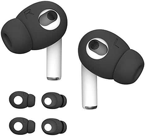 Damon Light Air Pods 3 Silicone Ear Tips – Secure Grip Covers for Enhanced Comfort and Sound Quality – Patent-Registered Design for Apple Air Pods 3 rd Generation (Black) – Ideal for Fitness and Everyday Use – Noise Reduction Earbud Accessories