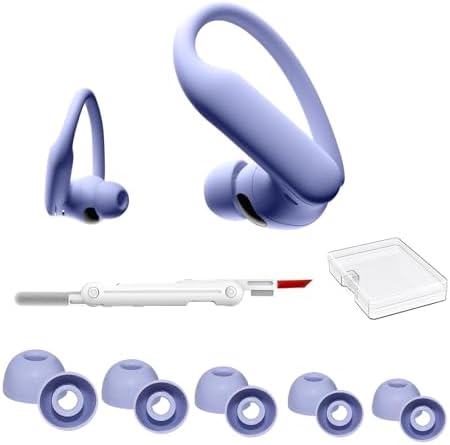 Transform Your Listening Journey with Hyper Purple Silicone Earbud Tips for Beats Powerbeats Pro 2 – 5 Pairs for Optimal Comfort, Enhanced Noise Isolation, and Superior Sound Quality, Perfect for Active Lifestyles and Music Lovers Seeking Ultimate Performance