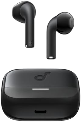 Anker Soundcore K20 i Bluetooth 5.3 Earbuds – Premium Semi-In-Ear Design with 36-Hour Playtime, Quick Charge Feature, Dual-Mic ENC for Superior Call Clarity, Custom EQ via App, IPX5 Water-Resistant Rating, Ergonomic Comfort for All-Day Listening – Transform Your Audio Journey