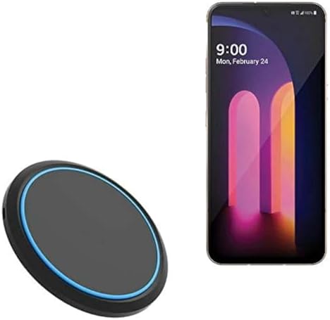 Box Wave Swift Charge Power Disc for LG V60 Thin Q 5 G – 15 W Qi Wireless Charging Pad with Elegant Design and Advanced Safety Features for Effortless, Tangle-Free Power Solutions Box Wave Swift Charge Power Disc for LG V60 Thin Q 5 G – 15 W Qi Wireless Charging Pad with Elegant Design and Advanced Safety Features for Effortless, Tangle-Free Power Solutions