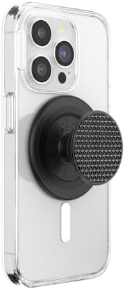 Mag Safe Pop Grip and Stand – Premium Magnetic Phone Accessory for i Phone – Customizable and Swappable Design for Optimal Grip and Hands-Free Convenience – Compatible with Wireless Charging, Elegant Black Finish for Enhanced Mobile Experience