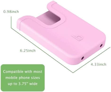 Silicone Phone Holder for Bogg Bags – Stylish and Functional Beach Accessory for i Phone & Android – Lightweight, Easy-to-Clean Vibrant Blue Attachment for Secure Device Protection During Outdoor Activities – Perfect for Sand and Surf Adventures