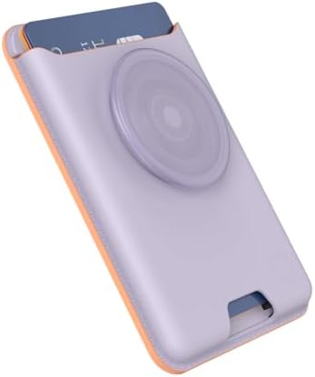 Chic Lavender Pop Sockets Phone Wallet with Expanding Grip & Mag Safe Compatibility – Stylish Card Holder for Effortless Wireless Charging & Enhanced Smartphone Functionality – Perfect Accessory for Active Lifestyle Users