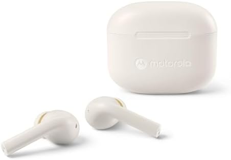 Motorola Moto Buds 065 True Wireless Earbuds – Extended 17-Hour Battery Life, IPX4 Splash Proof Design, Advanced Touch Control, and ENC Microphone for Superior Call Clarity – Noise Isolation Headphones in Stylish Moonless Night Finish for Ultimate Comfort and Connectivity