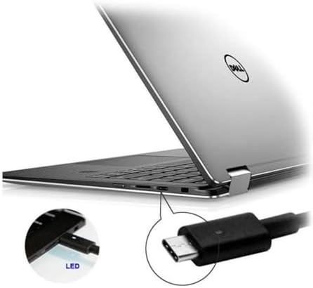 High-Speed 65 W USB-C Laptop Charger for Dell XPS 13, 15 & Latitude Series – Universal Compatibility, Fast Charging Power Adapter for Optimal Performance, Energy-Efficient Design, Works with Multiple Models Including 9380, 9550, 7420 and More – Essential Accessory for Professionals and Students
