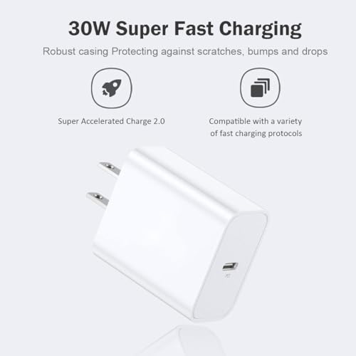 Rapid 30 W USB-C Charger for DJI Mini Series Drones – Efficient Two-Way Charging Hub with 6 ft Cable – Power Up Mini 4 Pro, Mini 3/3 Pro, Mini 2/2 SE, and Mini SE with Unmatched Speed and Portability – Essential Drone Accessory for Aerial Creators