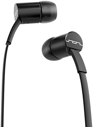 SOL REPUBLIC Jax Wired In-Ear Headphones for Android – Tangle-Free, Noise-Isolating Audio Experience with 4 Ear Tip Sizes for Customized Comfort – Stylish Red Design Perfect for Calls & Music Playback