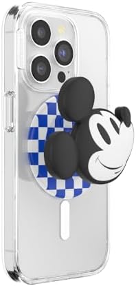 Disney Mickey Waffle Mag Safe Pop Grip – Stylish Magnetic Phone Stand with Swappable Design, Effortless Wireless Charging, Enhance Your Smartphone Experience with Fun & Functionality
