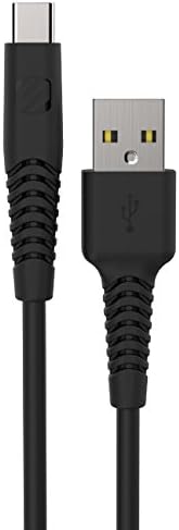 Scosche HDCA210 10-ft Heavy-Duty USB Type-C Charge & Sync Cable – Ultra-Durable, High-Speed Connectivity for Samsung Galaxy and More, Perfect for Home or Office Use