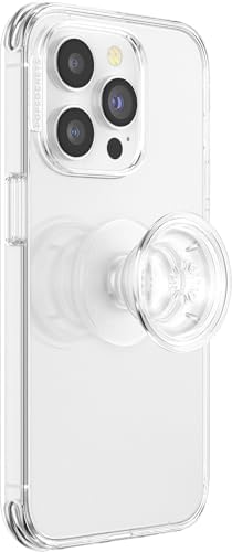 Mag Safe-Compatible Glitter Pop Socket Phone Grip & Stand – Stylish Clear Kickstand for Secure Wireless Charging and Effortless Media Viewing, Essential Cute Accessory for Enhanced Mobile Experience