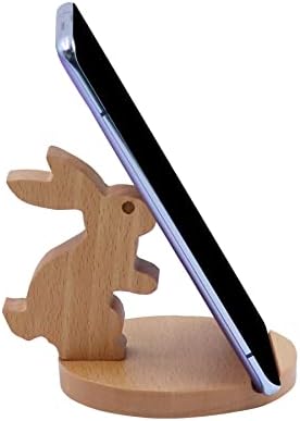 Whimsical Dog-Themed Wooden Phone Stand – Charming Desk Accessory for Mobile Devices, Perfect Gift for Pet Enthusiasts, Stylish and Functional Home Office Decor with Stable Anti-Slip Base for Enhanced Productivity and Optimal Viewing Experience