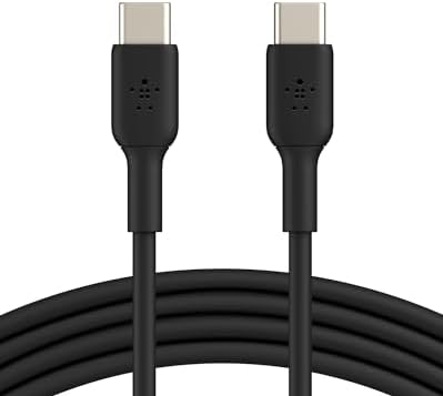Belkin Boost Charge USB-C to USB-C Fast Charging Cable – 1 M (3.3 ft) Durable Power Cable for i Phone 16, Galaxy S25, Nintendo Switch 2 & More – Sleek Black Design for Quick Connectivity and Everyday Portability