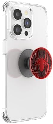 Mag Safe-Compatible Spiderman Enamel Ghost Spider Suit Pop Socket – Ultimate Hands-Free Kickstand & Wireless Charging Grip for Mobile Convenience and Style