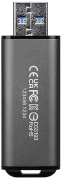 Transcend 512 GB JF920 USB Flash Drive – Ultra-Fast 420 MB/s Transfer Speeds, Durable Aluminum Design for Car Audio, Smart TVs & Gaming Consoles, High-Performance Data Storage Solution – Gray TS512 GJF920 – Your Perfect Companion for Seamless File Management and Safe Sentry Mode Backup