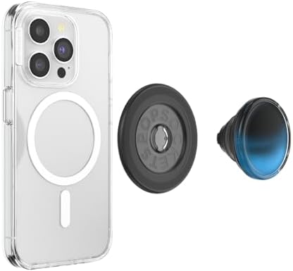 Mag Safe-Ready Pop Socket Phone Grip with Tidepool Lava Lamp Absinthe Design – Hands-Free Kickstand for Streamlined Streaming & Effortless Wireless Charging – Secure Magnetized Grip for Enhanced Functionality & Style