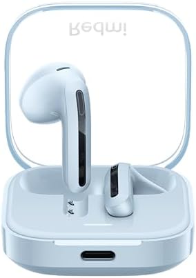 Xiaomi Redmi Buds 6 Active Wireless Earbuds – Premium Bluetooth 5.4 Noise-Canceling Headphones with 30-Hour Battery Life, Five Custom Sound Profiles, and IPX4 Sweatproof Protection – Ideal for Audiophiles and Professionals – Global Edition in Chic White