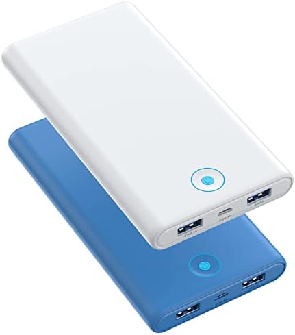 Ultra-Slim 20,000 m Ah Power Bank Duo – Fast Charging Portable Charger with Dual USB Outputs for i Phone 16/15/14/13/12/X and Samsung S24/S23 – Lightweight External Battery Pack for On-the-Go Power Solutions