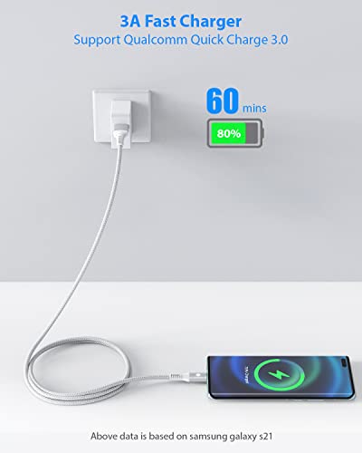 Experience Unmatched Connectivity with CONMDEX 10 Gbps USB C Cable [6 ft, 2-Pack] – Fast Charging & High-Speed Data Transfer for i Phone 16 Plus, 16 Pro Max, Samsung Galaxy S25 – Ultimate Android Auto & Device Compatibility in Sleek Black Design for Seamless Performance and Durability