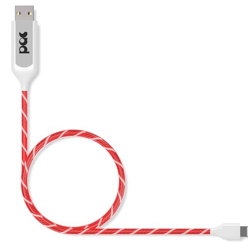 Revolutionize Your Charging Experience with the Statik Power Aware Light-Up USB Charger Cable – 3-Foot Fast-Charging Solution Featuring Dynamic LED Status Indicator for Ultimate Device Compatibility, Durable Design, and Efficient Power Delivery for Home & Office Use