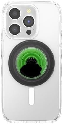 Mag Safe-Ready Pop Socket Phone Grip with Tidepool Lava Lamp Absinthe Design – Hands-Free Kickstand for Streamlined Streaming & Effortless Wireless Charging – Secure Magnetized Grip for Enhanced Functionality & Style