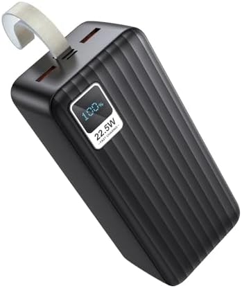 Ultra-High Capacity 50000 m Ah Portable Power Bank – PD 22.5 W Fast Charging Battery Pack with QC 4.0, Multiple Outputs & LED Display for i Phone, Samsung, i Pad, and More – Ultimate On-the-Go Energy Solution