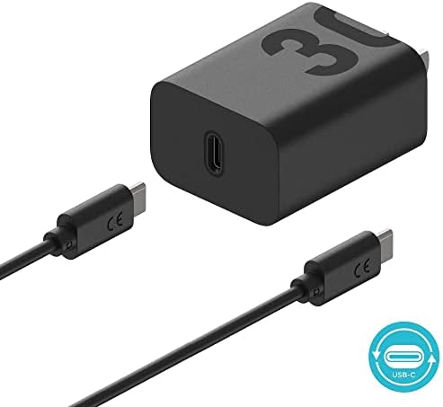 Motorola Turbo Power Share 50 W Dual Port Charger – Fast USB-A & USB-C Adapter with Power Delivery and QC3.0 Outputs, Includes 1 m USB-C Cable for Ultimate Device Compatibility and Speed Boost